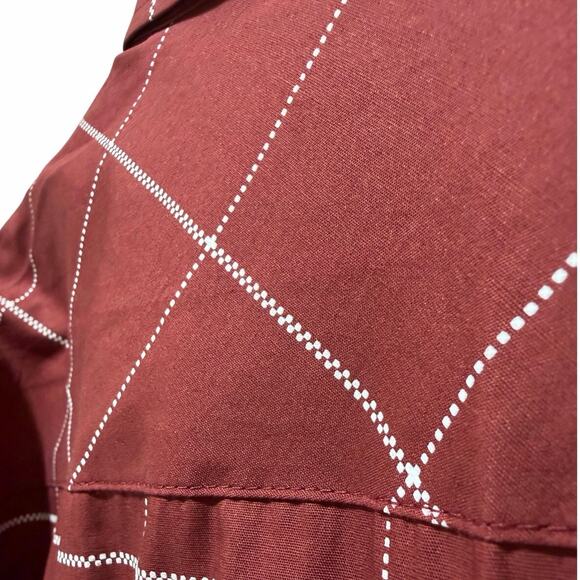 Coofandy Men’s 3XL NWT Windowpane Long Sleeve Button Down Cotton Dress Shirt - Picture 5 of 12